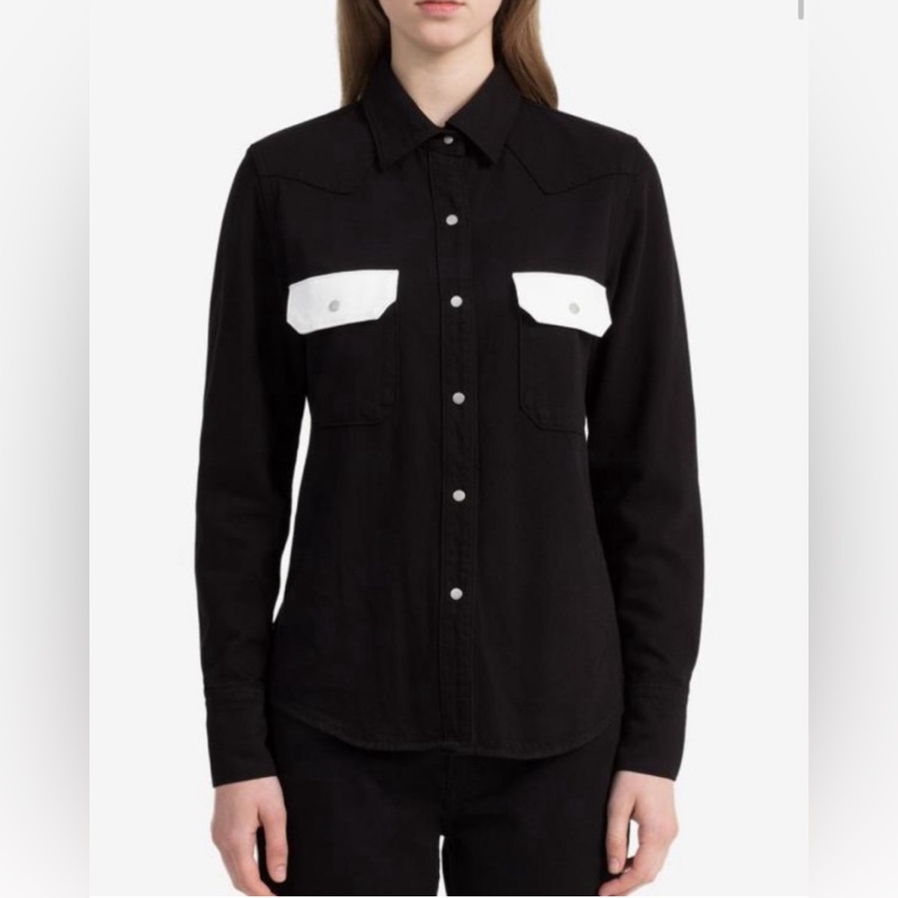 Calvin Klein cotton button up shirt